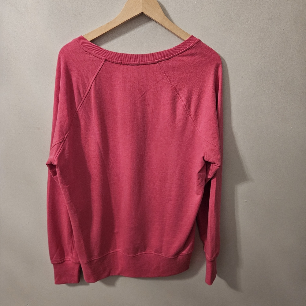 Z Supply Raspberry V-Neck Top - Picture 3 of 3